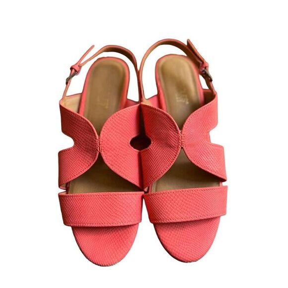 Aerosoles Appreciate Women's Wedge Sandal Coral Snake 9.5M - Picture 7 of 8